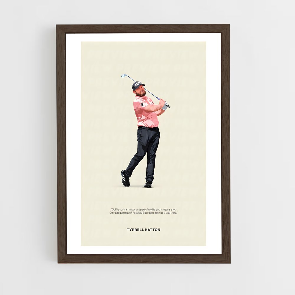 Poster Swing de Tyrrell – affiche Golf (vue 5)